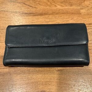 Margot Black Leather Wallet